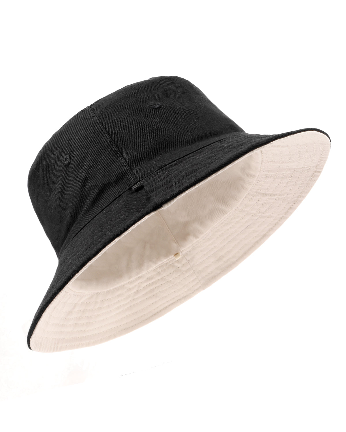 Oversized 100% Cotton Reversible Bucket Hat